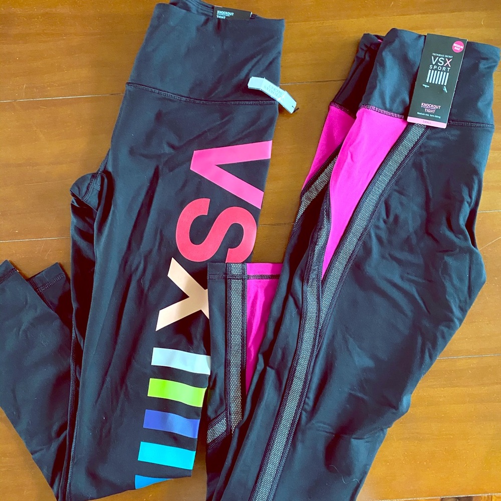 Lot of 2 Victoria’s Secret Knockout Tights